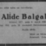 Alīde Balgalve