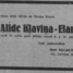 Alīde Kļaviņa - Elanska