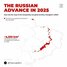 Krievijas iebrukums Ukrainā: Krievija 2025. gada laikā zaudējusi >418,000 iebrucēju, iekarojot apmēram 1% papildus teritoriju (~4400kvkm). Kopš kara sākuma Krievija zaudējusi >1.2 miljonus karavīru.