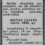 Matiss Cazers
